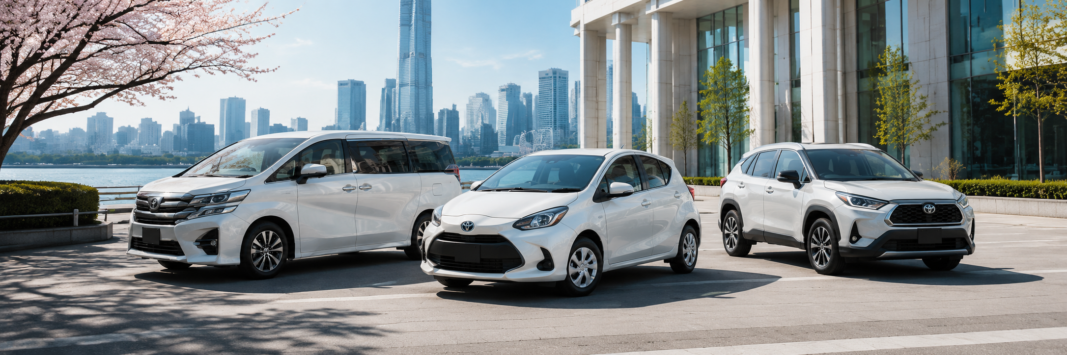 White City Japan rent-a-car support visual